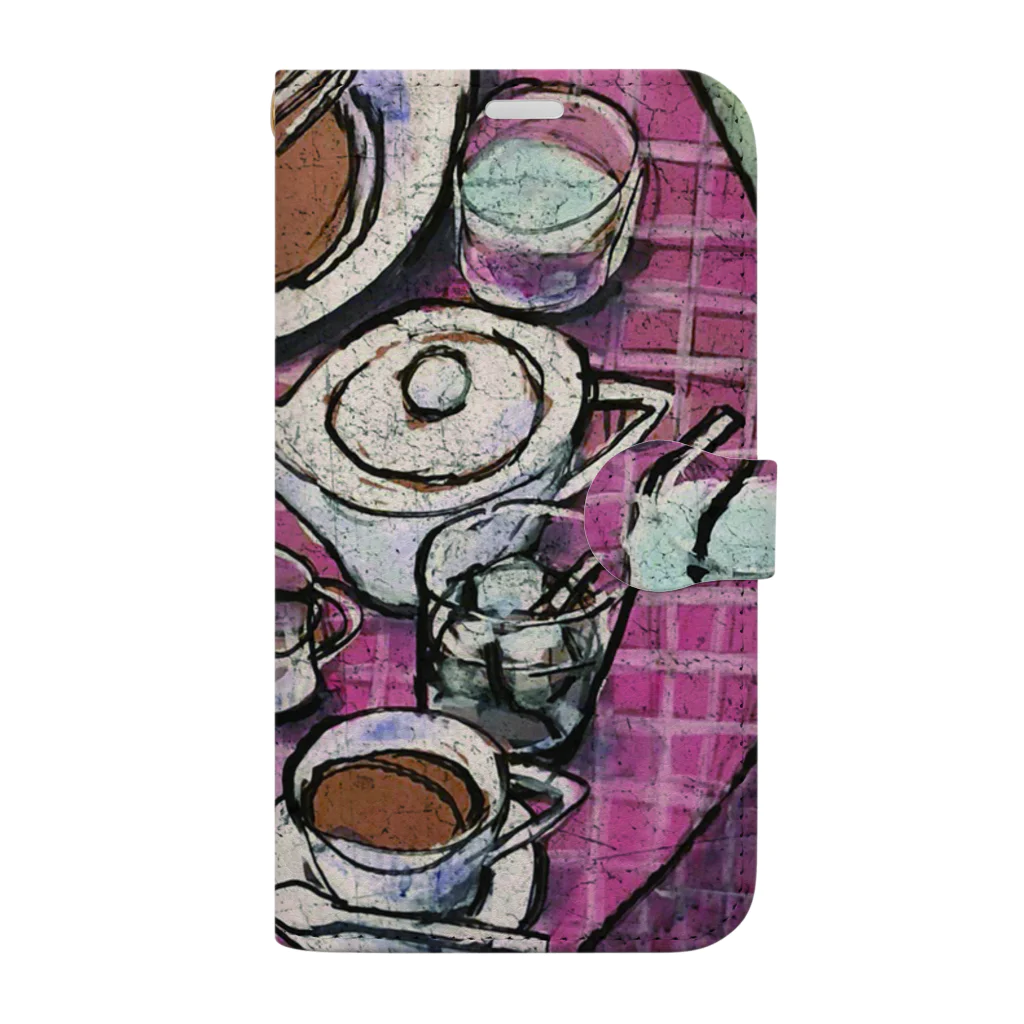 HAYATO-TのEarly spring lunch Book-Style Smartphone Case