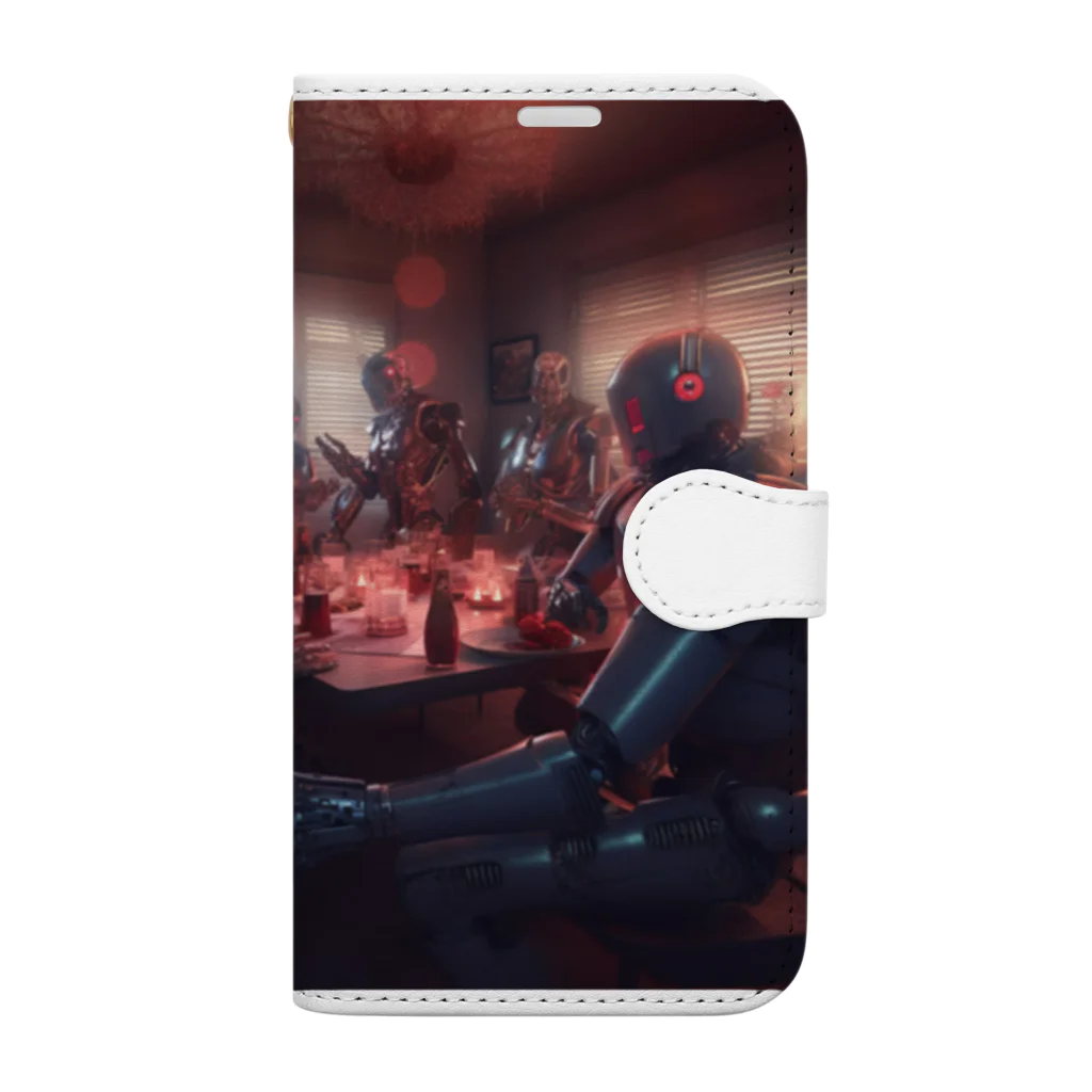 anc90のI'm a robot.20230902 Book-Style Smartphone Case