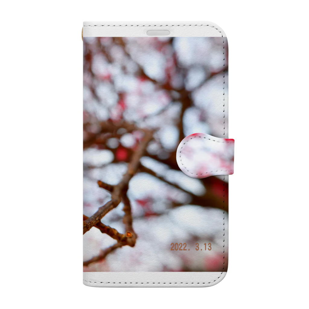 dandelionの紅梅 Book-Style Smartphone Case