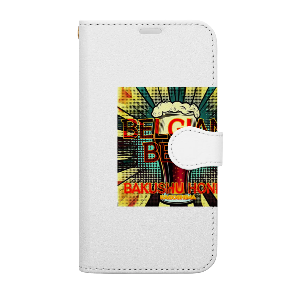 ベルギービールバー麦酒本舗公式グッズのベルギービールの麦酒本舗 Book-Style Smartphone Case