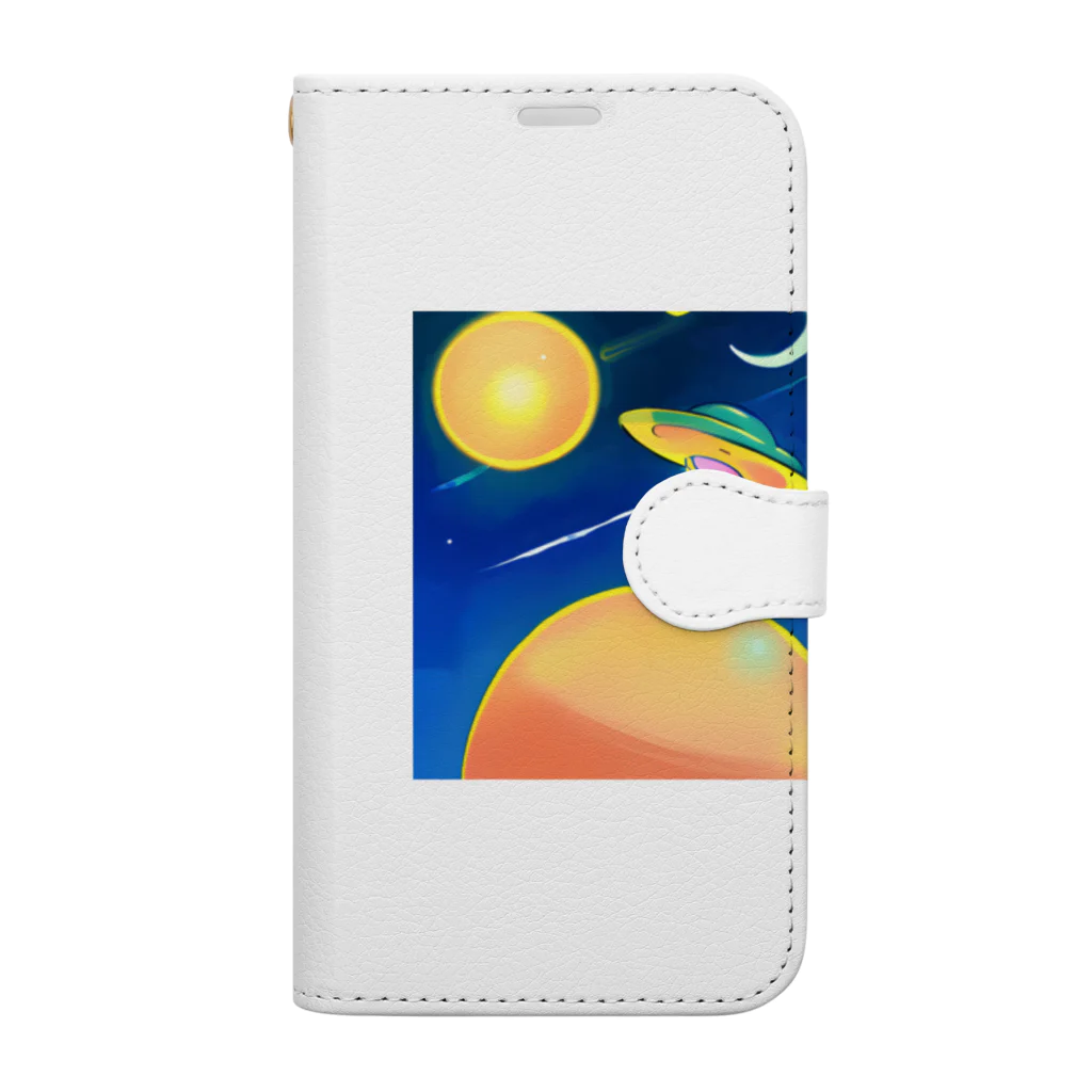 Town_ShipのMoonlit Night Book-Style Smartphone Case