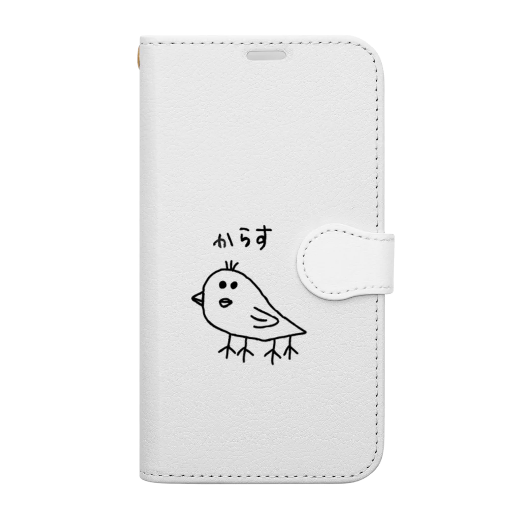 Matos の美からす Book-Style Smartphone Case