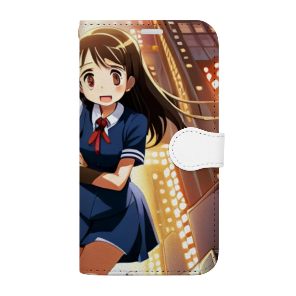 🎨デザイン宮殿🛍️の現役女子高生アイドルデビュー! Book-Style Smartphone Case