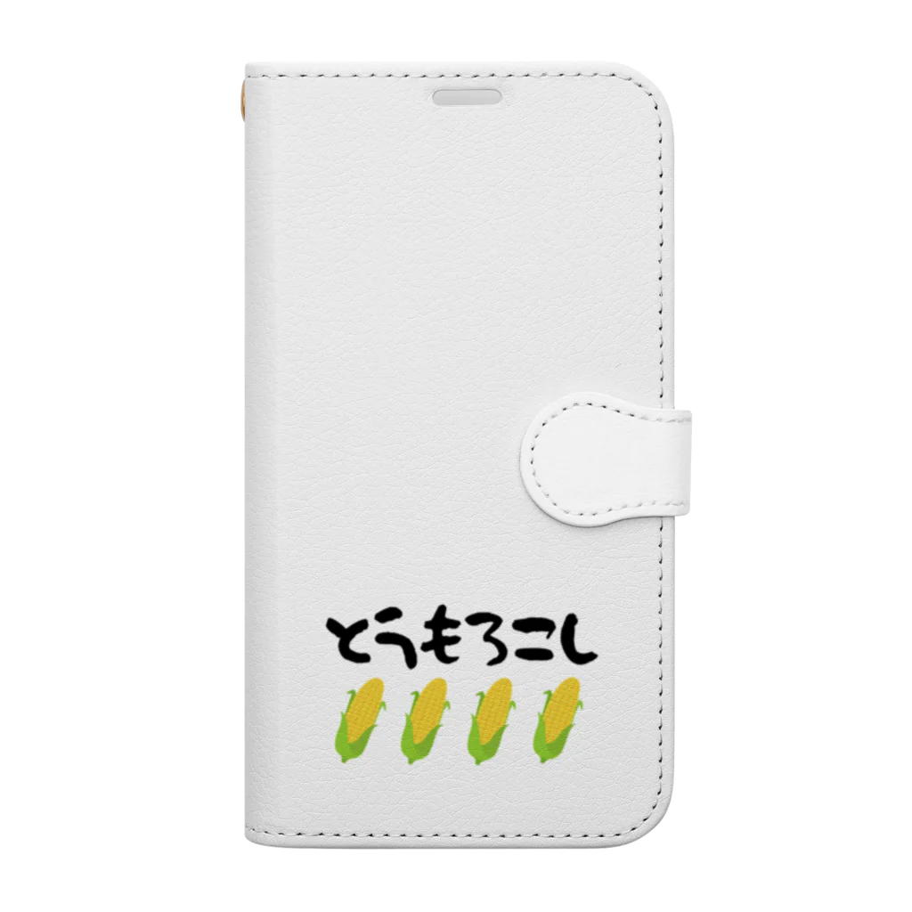 Calligraphyのとうもろこし Book-Style Smartphone Case