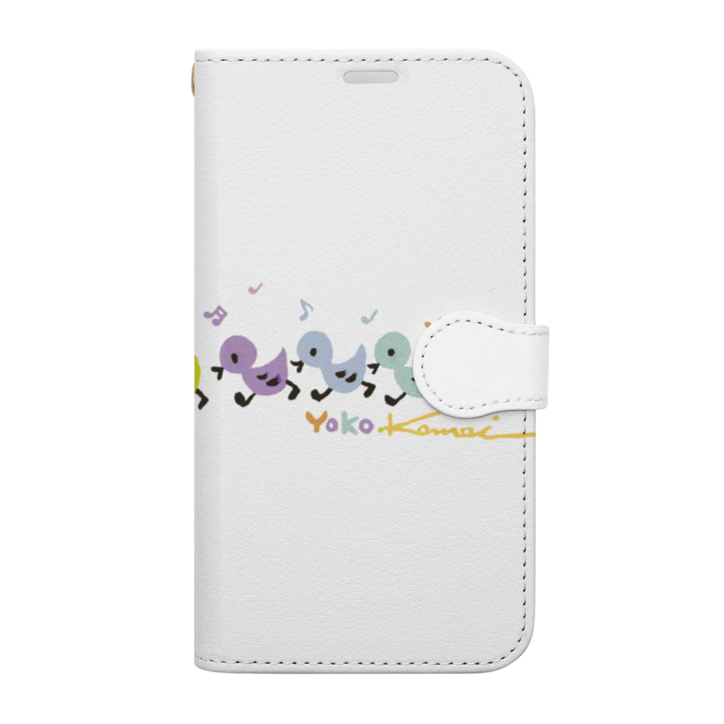 フルールデアートのyokoアヒルガーガーシリーズ Book-Style Smartphone Case