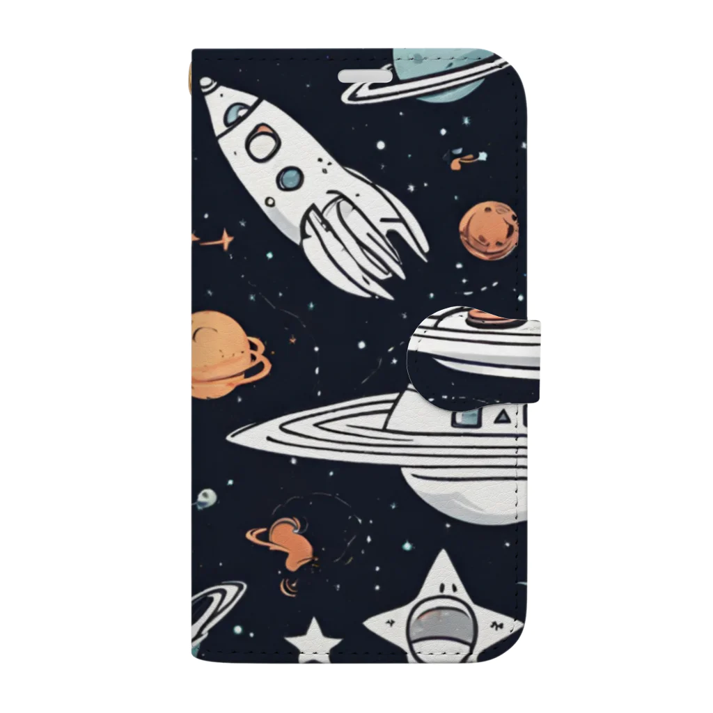 マッドの宇宙探検 Book-Style Smartphone Case