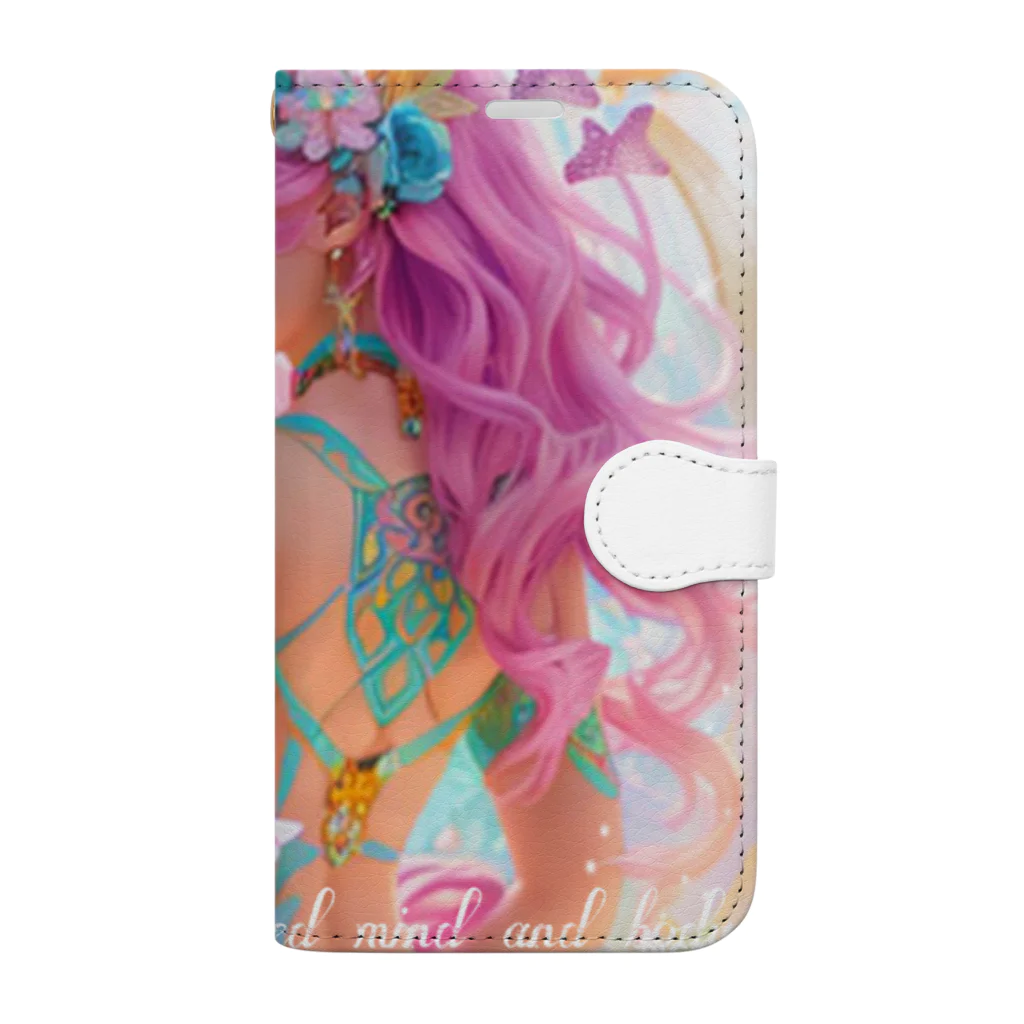 💖宇宙整体♪🌈♪こころからだチャンネル♪💖のA sophisticated mind and body Book-Style Smartphone Case