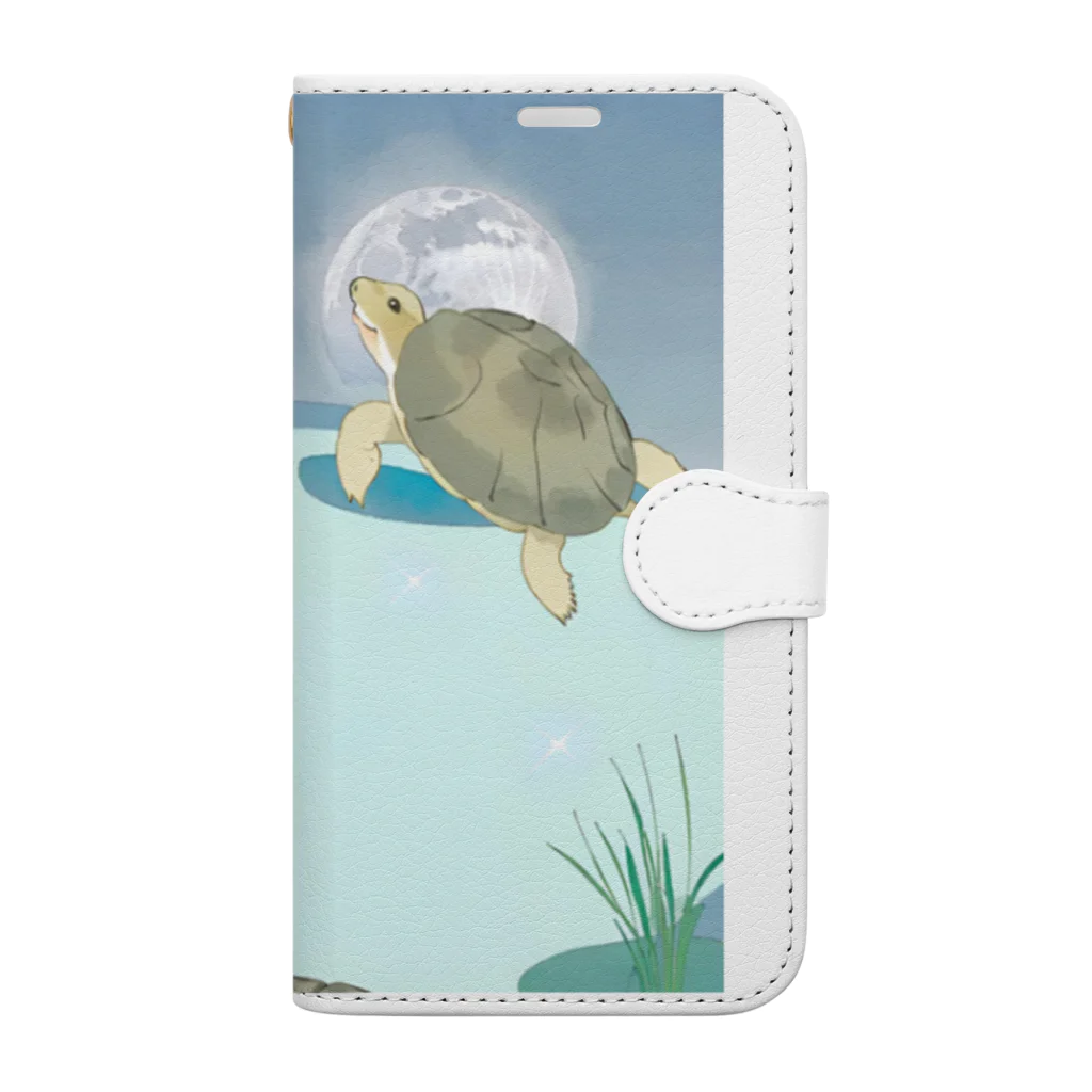 norizoouの月とスッポン Book-Style Smartphone Case