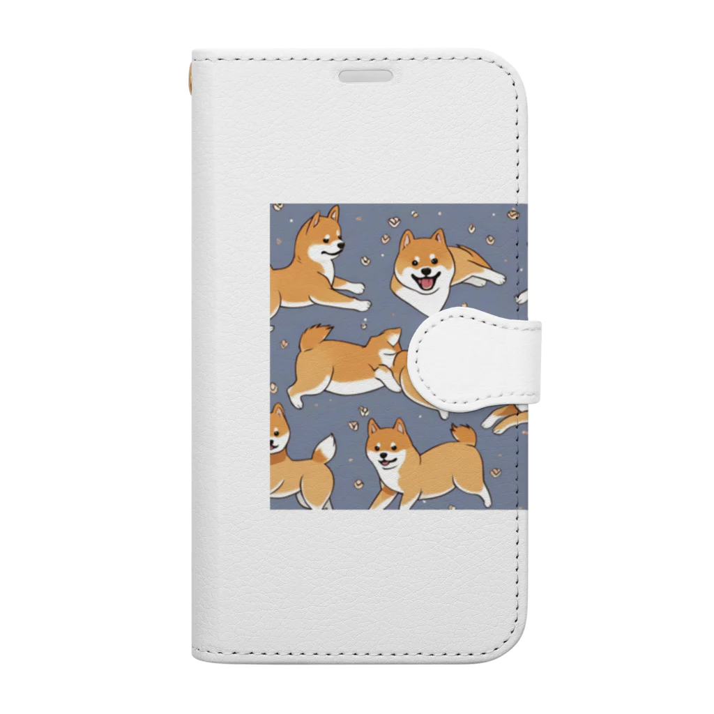 sexycuteのかわいい柴犬のグッズ Book-Style Smartphone Case