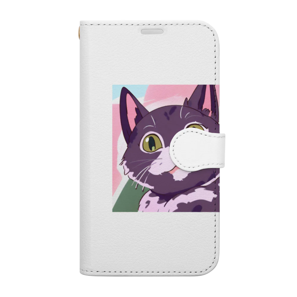 ことこと♂@トレーダーの猫猫 Book-Style Smartphone Case