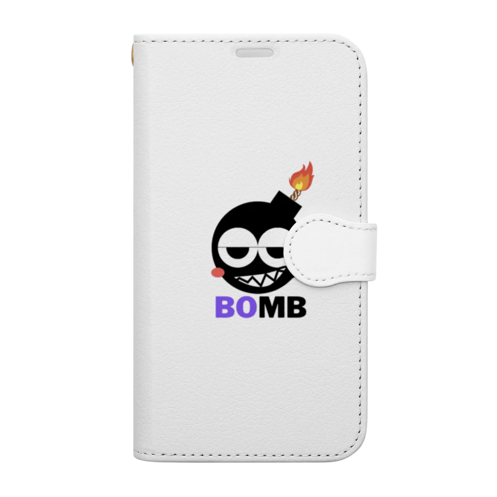 :Re BOMB(リボーン)のぼんぼんしりーず 手帳型スマホケース