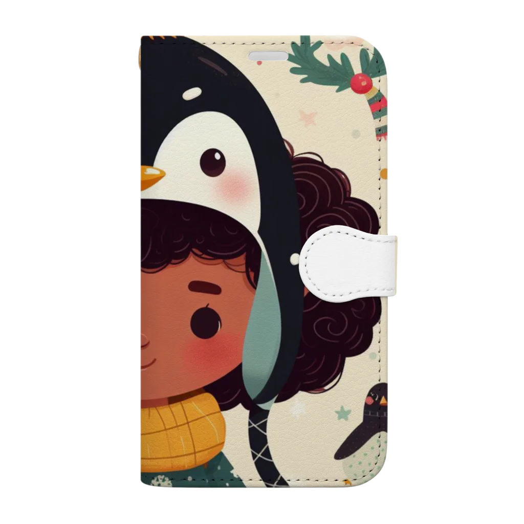 Lock-onのペンギン娘　10 Book-Style Smartphone Case