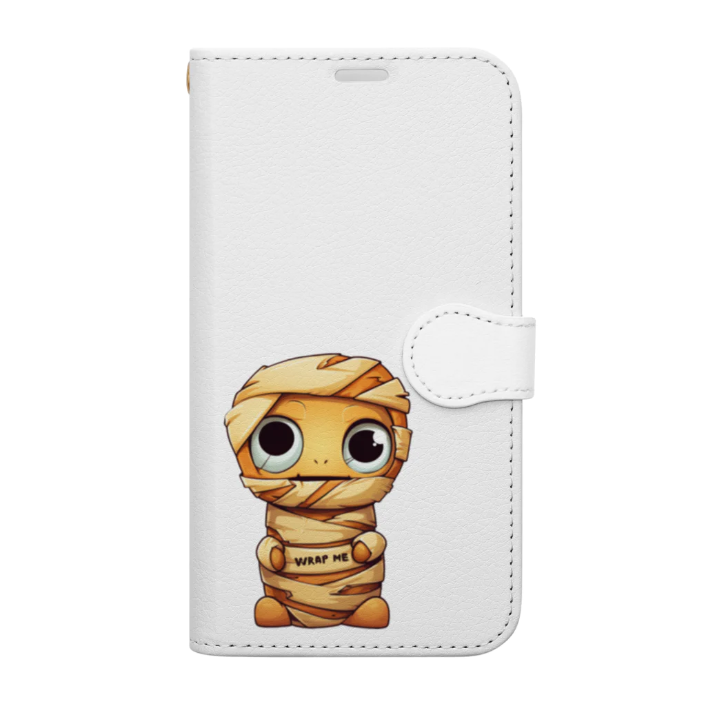 NeoNestのWrapped Wonders Halloween Collection: Mummy #05 Book-Style Smartphone Case