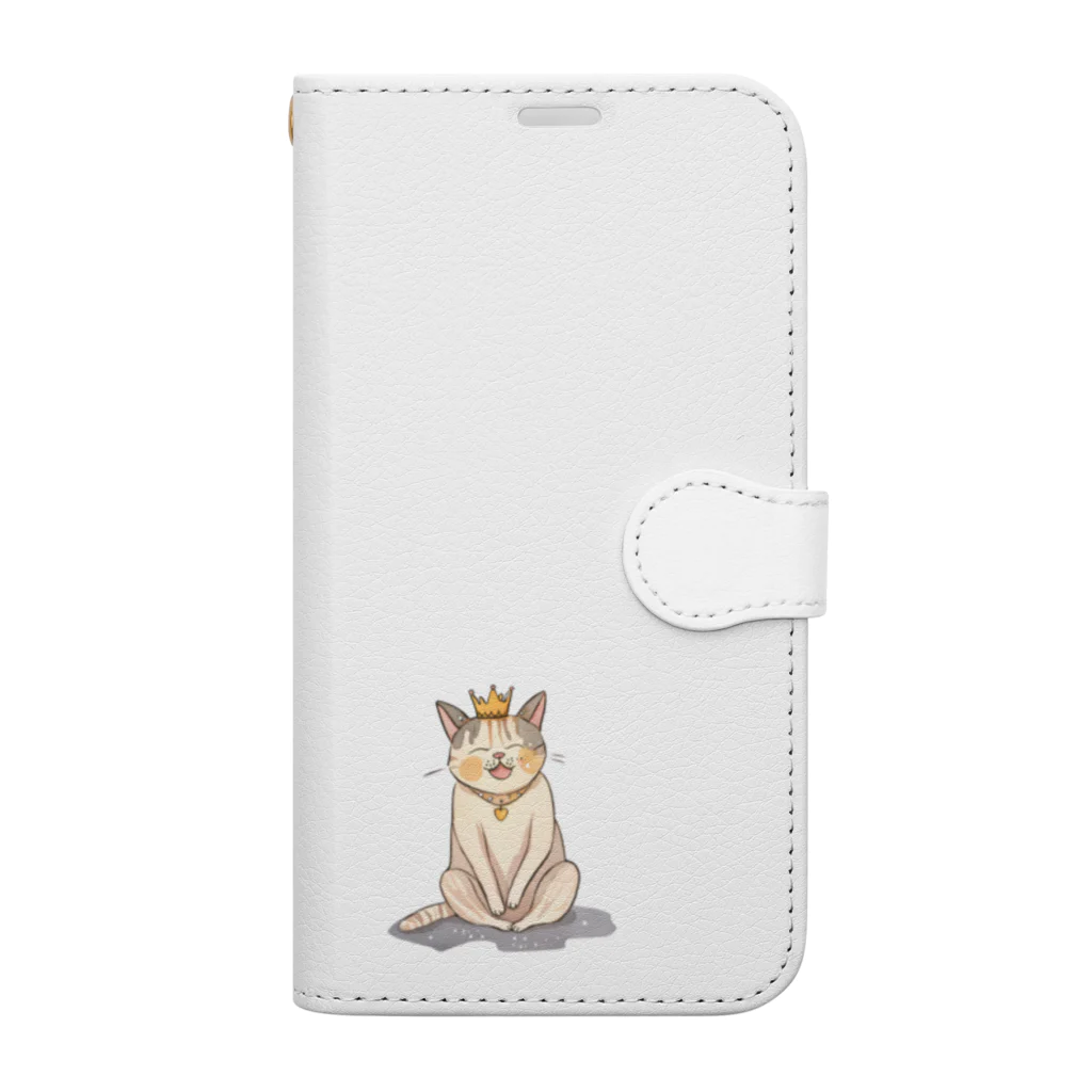 Mystery Cat Worldの王冠ミスティネコ Book-Style Smartphone Case