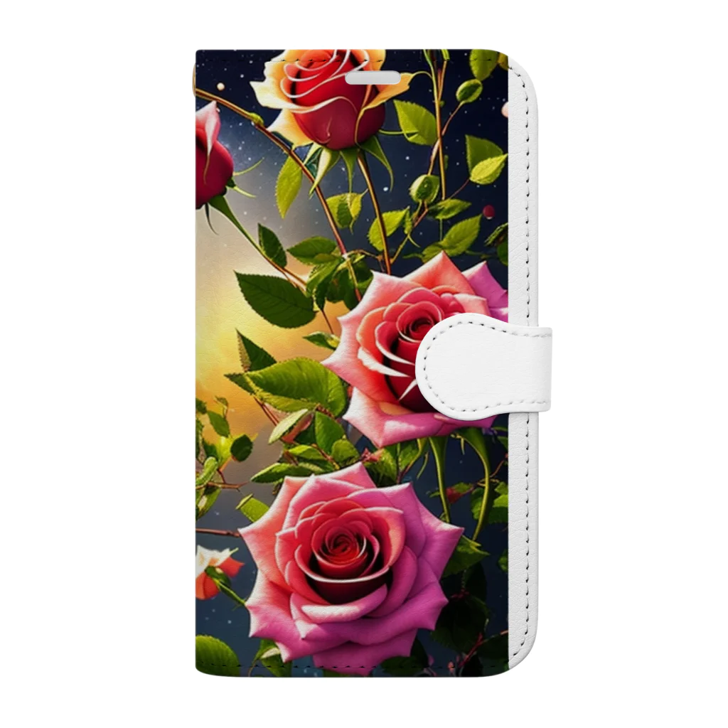 reonasdの情熱の神秘薔薇 Book-Style Smartphone Case