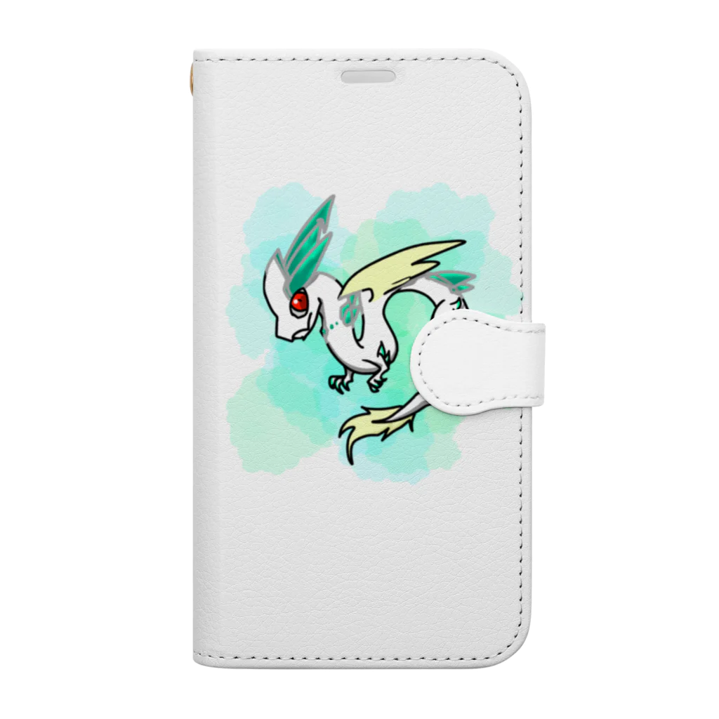 アカニの龍 オリジナル 【エルシャグランデ】 Book-Style Smartphone Case