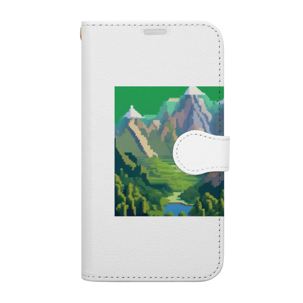 taka_maniaの山岳地帯 Book-Style Smartphone Case