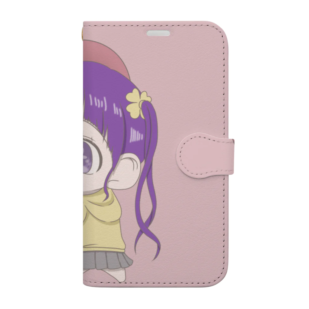 suzumisouの女の子 りんちゃん Book-Style Smartphone Case