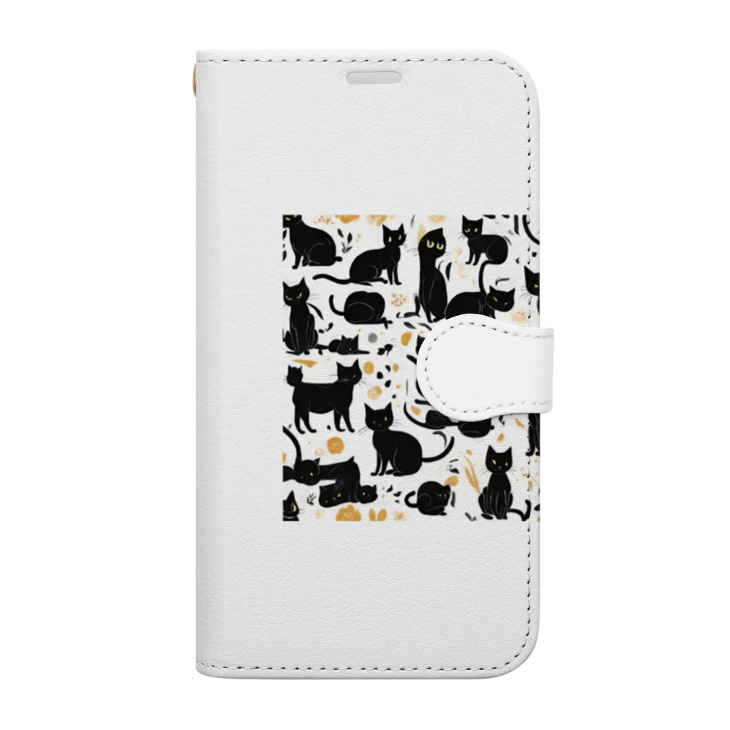 ラム猫ちゃんのラム猫ちゃんイラストシリーズ Book-Style Smartphone Case