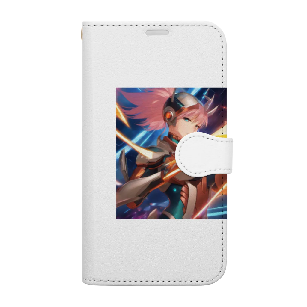 Ryuu_0925のキュートなキャラクターたちの冒険 Book-Style Smartphone Case