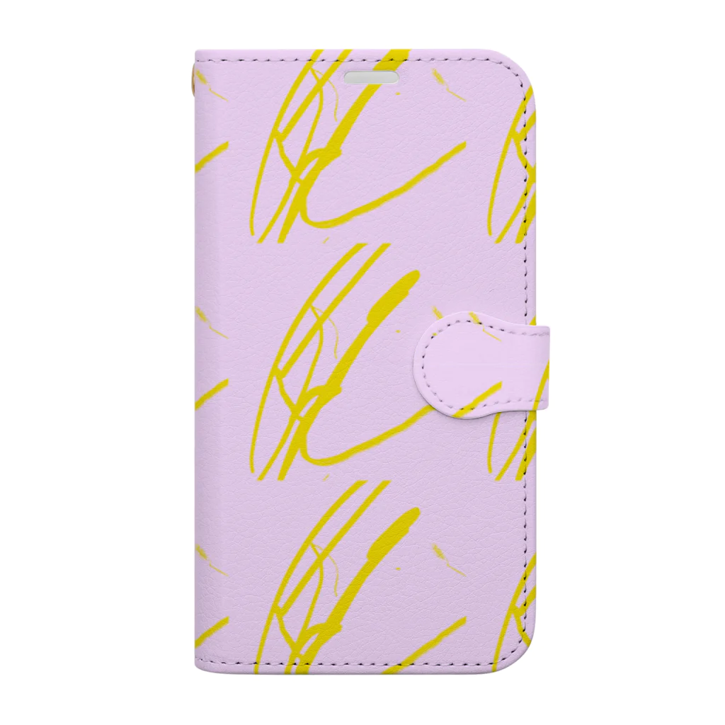 Rくん(落書きアート)の落書きNo3 Book-Style Smartphone Case