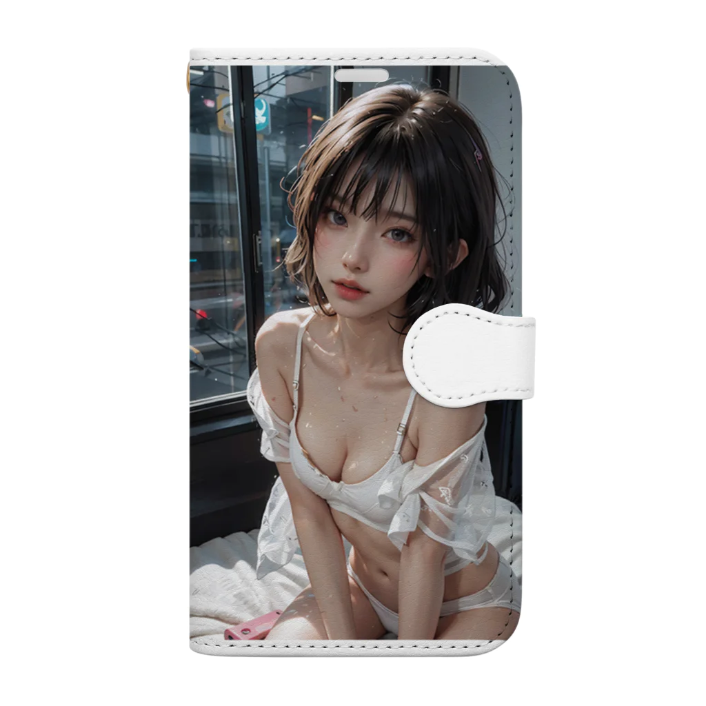 AI職人👨‍🏭のAI「美人」 Book-Style Smartphone Case