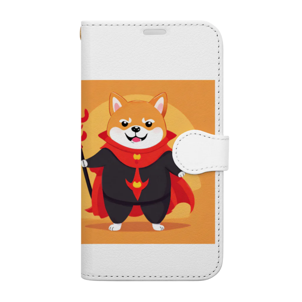 Apollo-0918のオヤツを強請るシバ犬 Book-Style Smartphone Case