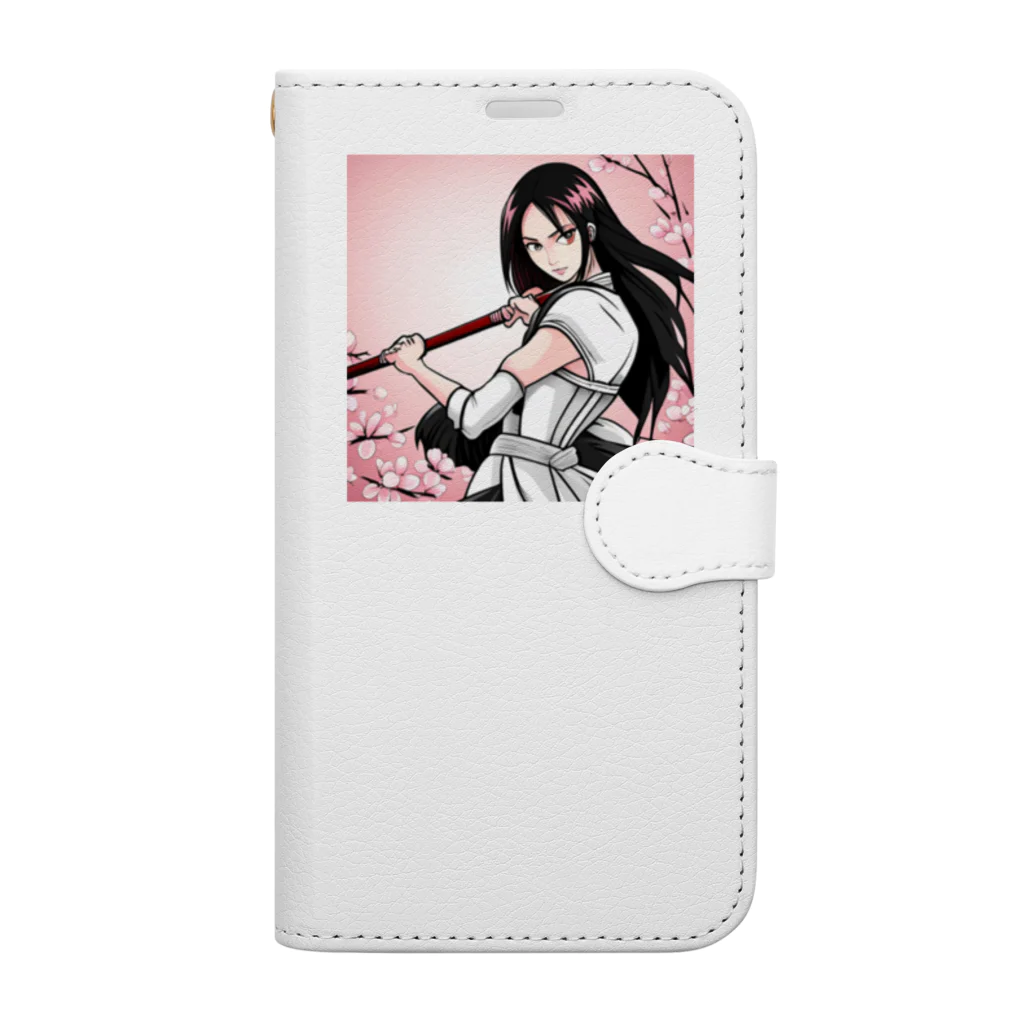maco9486の女戦士 Book-Style Smartphone Case