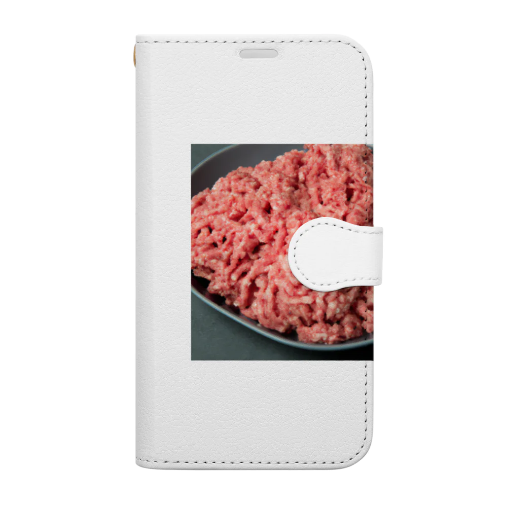 bgengelのひひひひき肉でーす！ Book-Style Smartphone Case