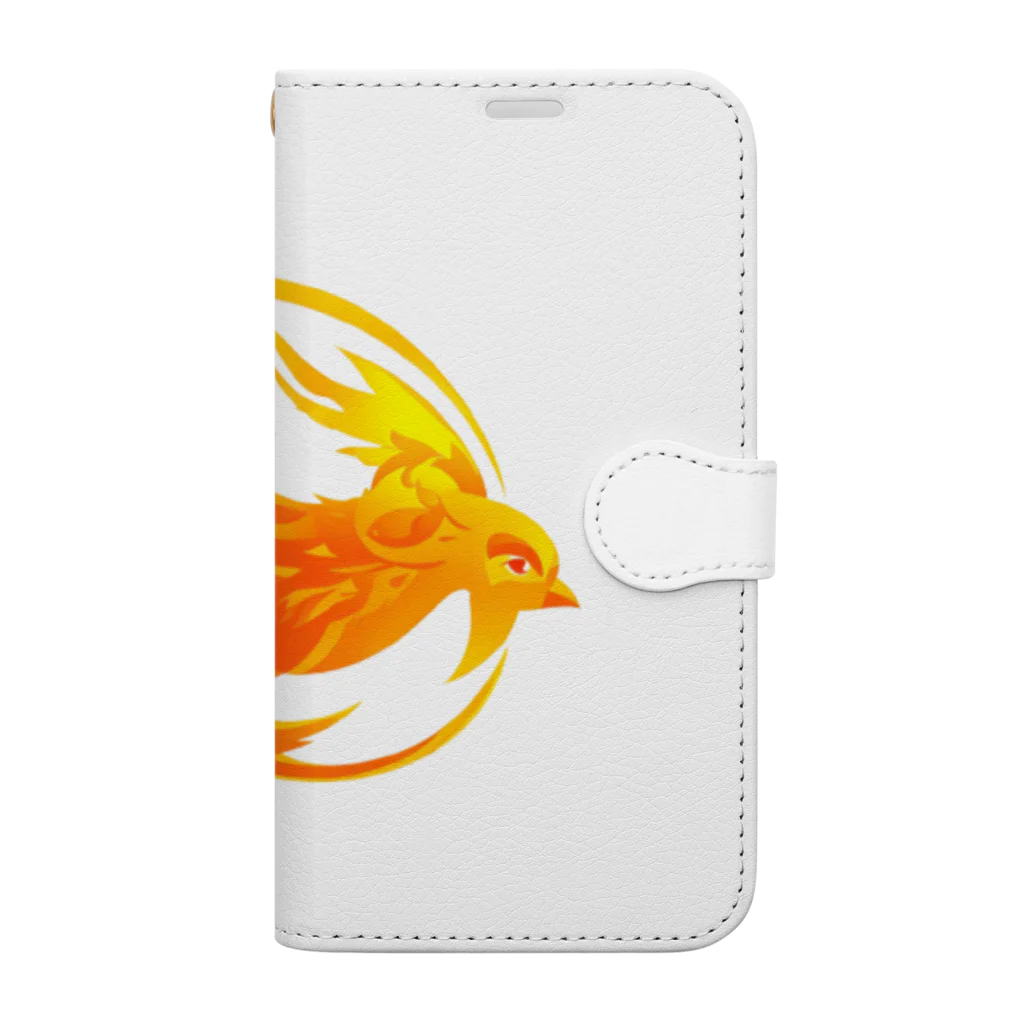 YASU1の火の鳥/ロゴ Book-Style Smartphone Case