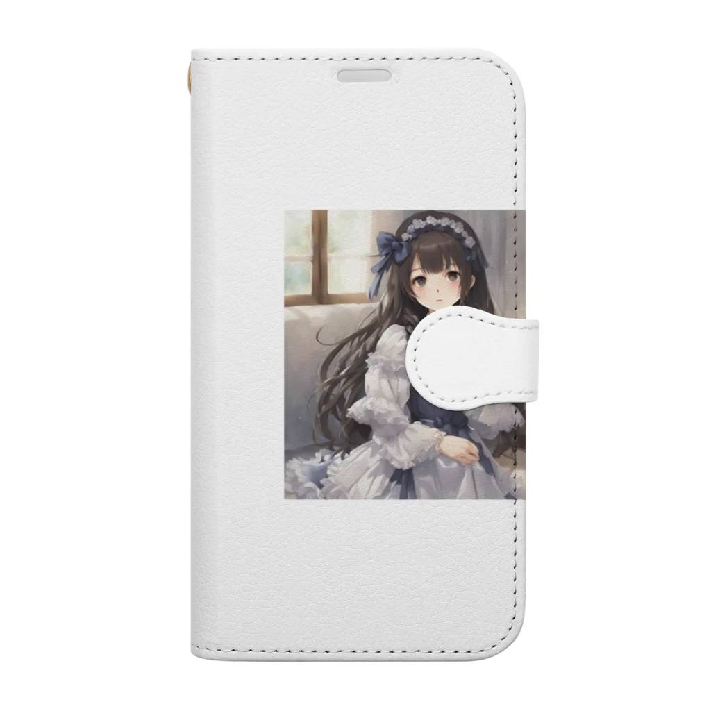 hamusutaroのドレス女の子 Book-Style Smartphone Case