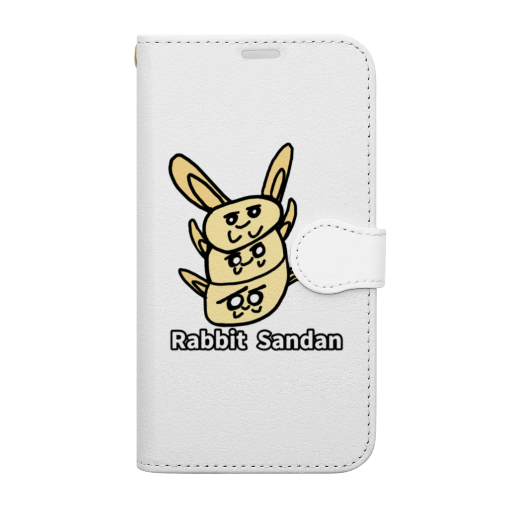 放課後等デイサービス ライフステップ創のRabbit Sandan(ラビット サンダン) Book-Style Smartphone Case