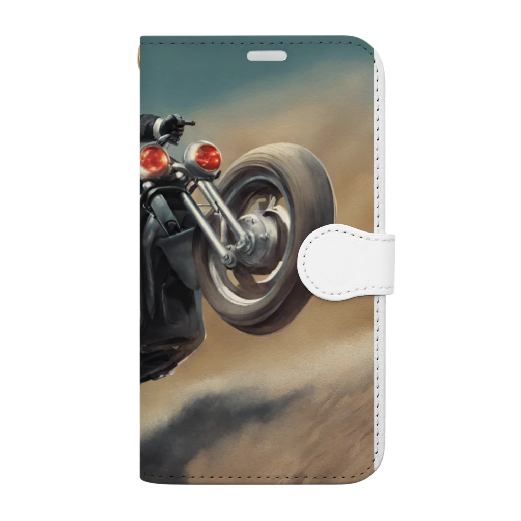 Yamapの仮面のバイク乗り Book-Style Smartphone Case