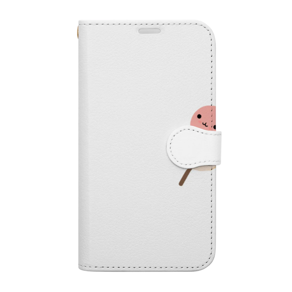 みたらし団子のふたたまちゃんのみたらし団子のふたたまちゃん Book-Style Smartphone Case