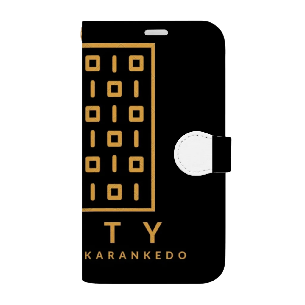 kenty(ケンティー)のKenty QR black style Book-Style Smartphone Case