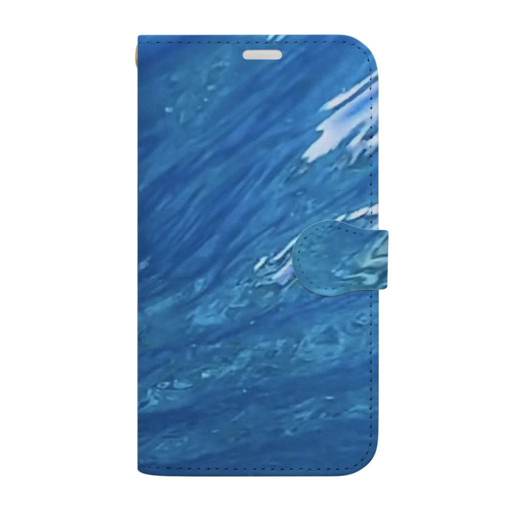 🌸Miou🌸のBlue ocean Book-Style Smartphone Case