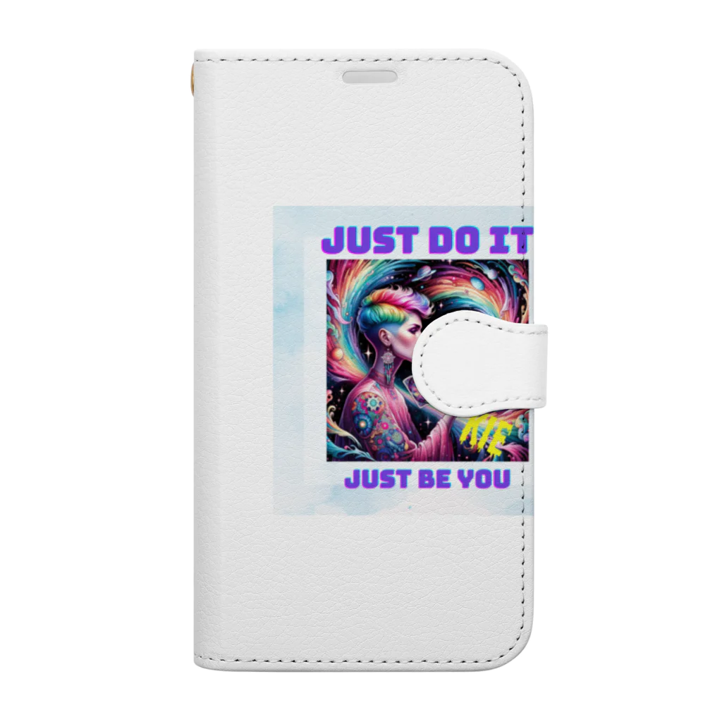 KIZUKI のJUST DO IT 手帳型スマホケース