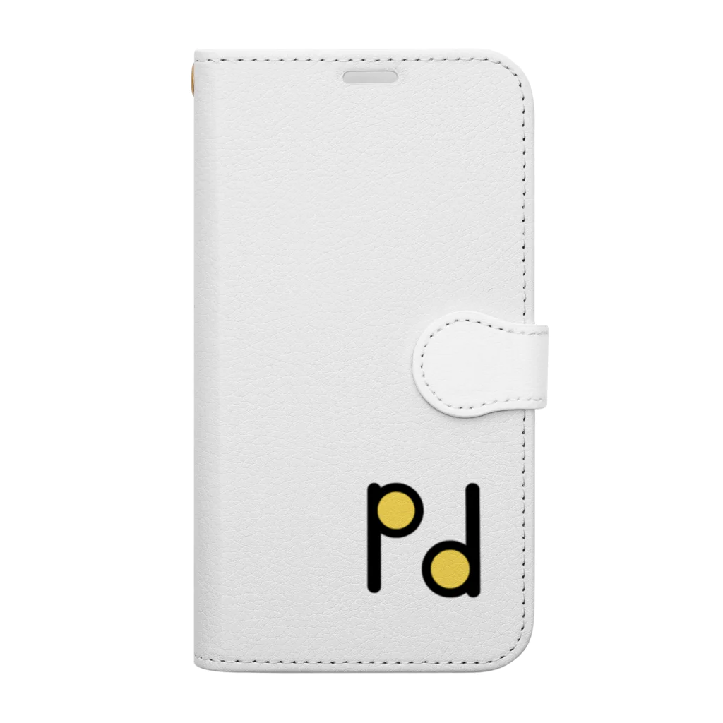 ピラミッディングデザインのｐとｄ Book-Style Smartphone Case