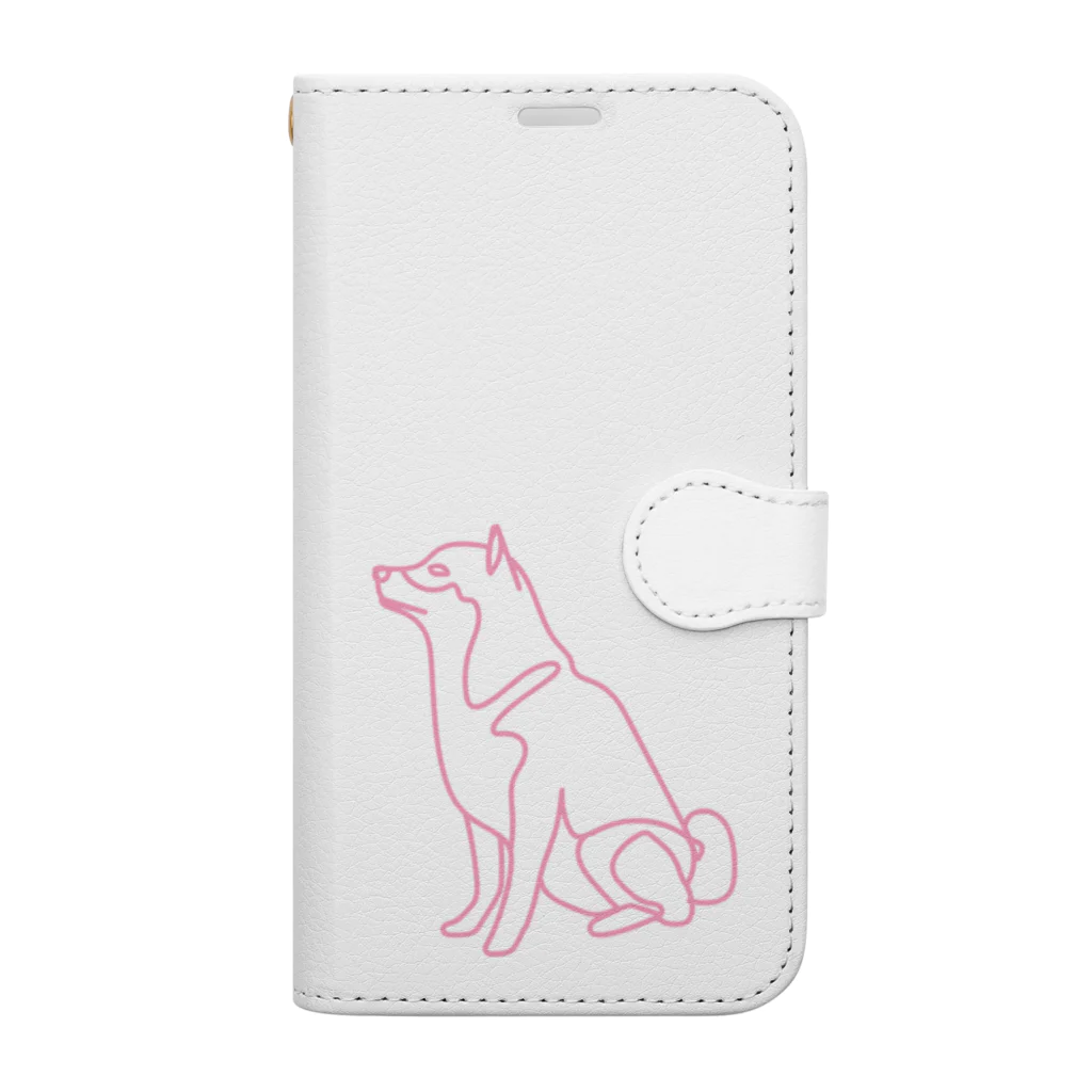 abiko328の柴犬トレジャーズ Book-Style Smartphone Case