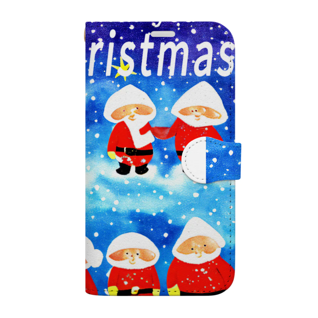 HirockDesignJapanの大切な人と過ごすクリスマス　spend christmas with you Book-Style Smartphone Case