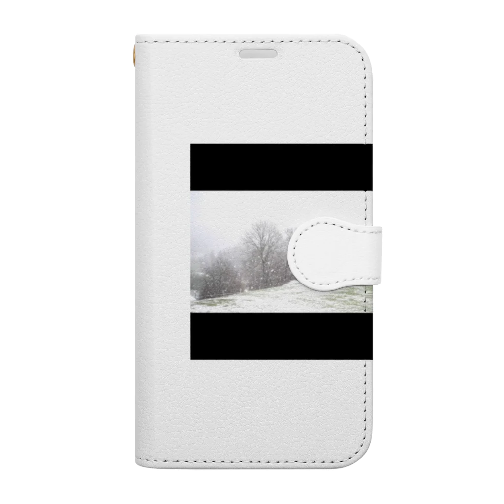 Zeceの雪原 Book-Style Smartphone Case