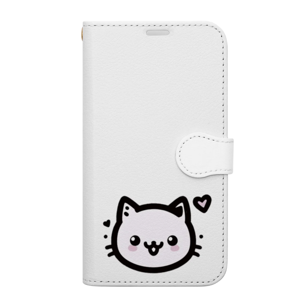 終わらない夢🌈の可愛いにゃんこ🐱💞 Book-Style Smartphone Case