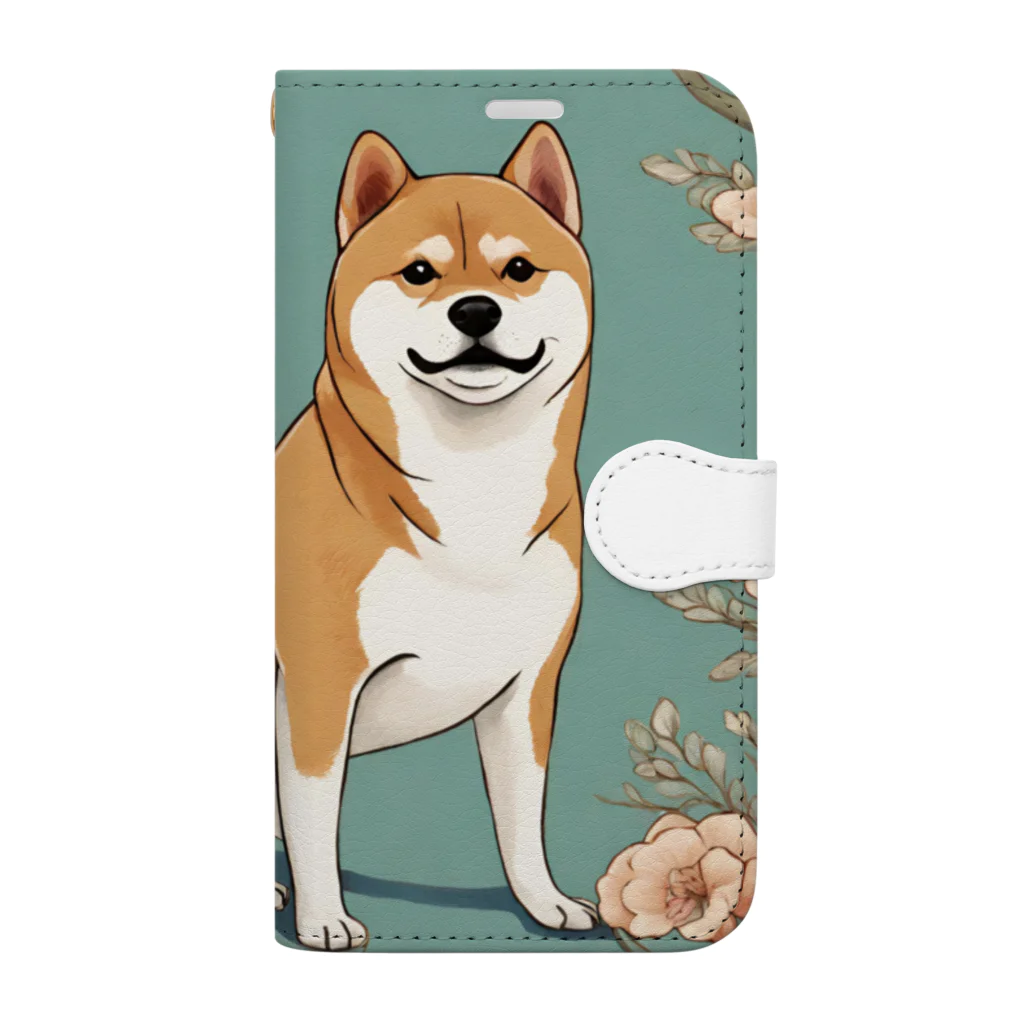 pinetreeの柴犬２ Book-Style Smartphone Case