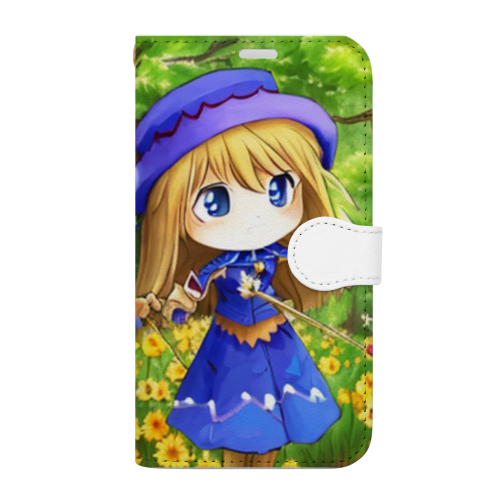 なっつ ふぁくとりーのかかしちゃん Book-Style Smartphone Case