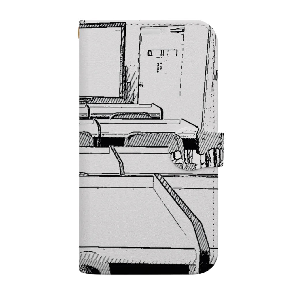 dana_tの放課後の教室 Book-Style Smartphone Case