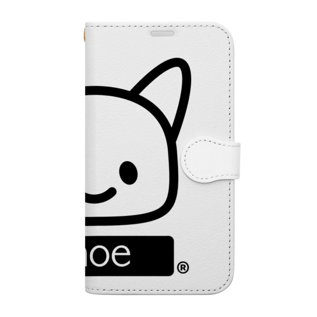 petitringo -プチリンゴ-の黒いなぁご Book-Style Smartphone Case