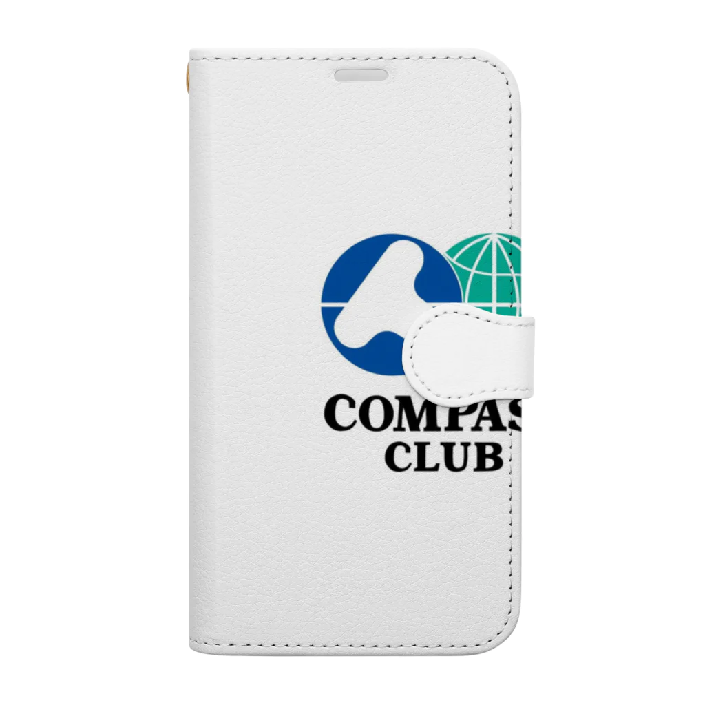 コンパスクラブ：東大阪の卓球場（無料体験あります）のコンパスクラブ （ロゴ） Book-Style Smartphone Case