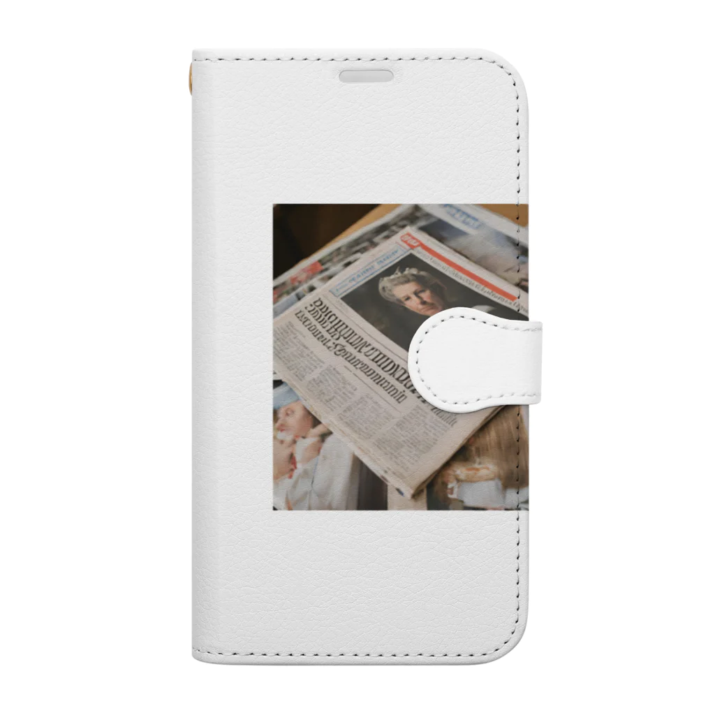 yoyoyoの英字新聞 Book-Style Smartphone Case