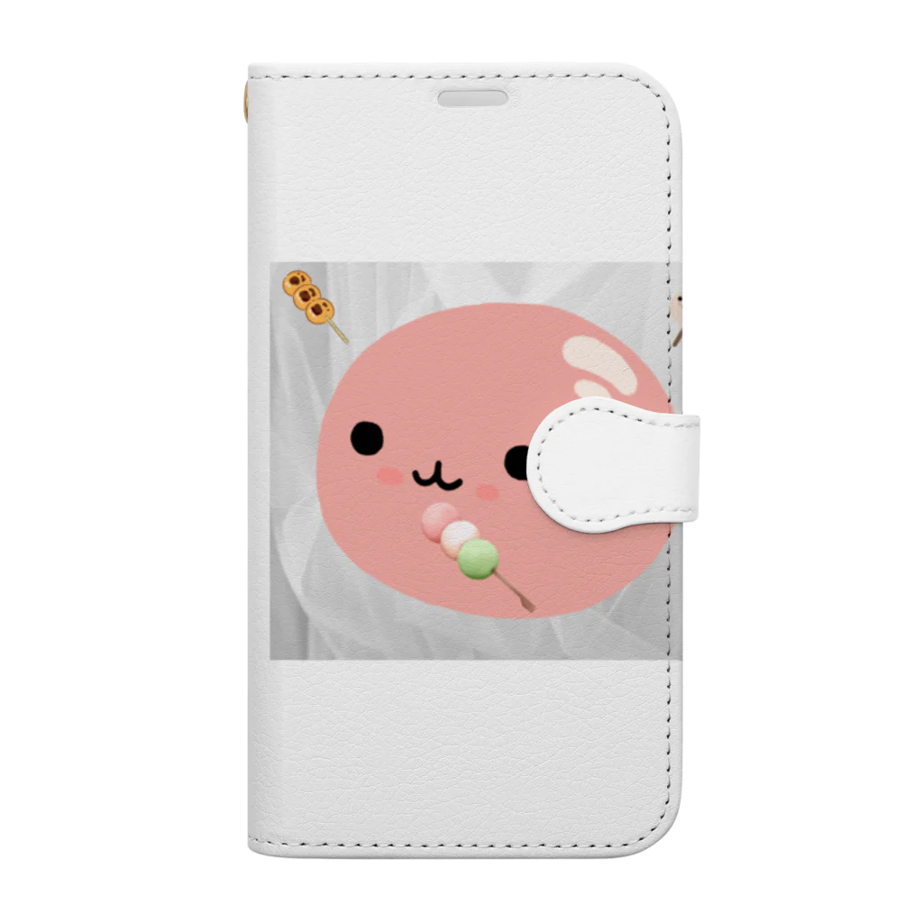 みたらし団子のふたたまちゃんのみたらし団子のふたたまちゃん Book-Style Smartphone Case