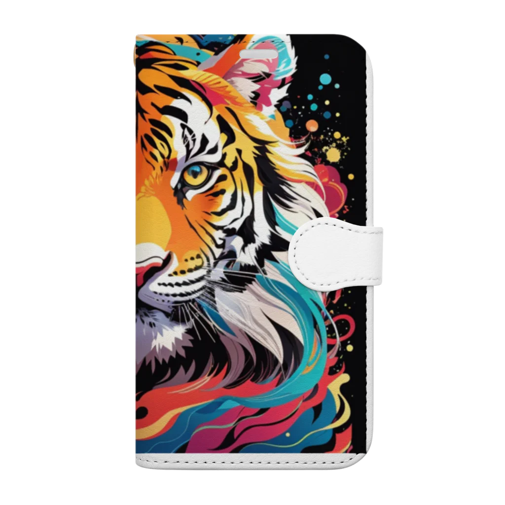 LEONのVivid-TigerⅡ（ビビッド・タイガーⅡ） Book-Style Smartphone Case